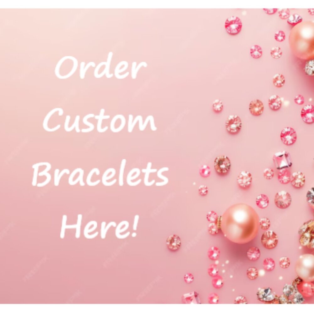 Set of 3 Customized Charm Bracelets